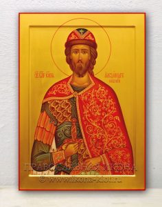Икона «Александр Невский, великий князь» Голицыно