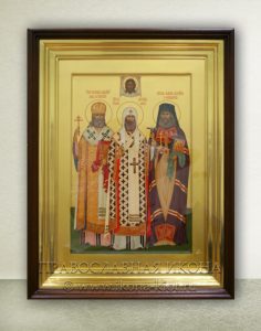 Икона «Алексий, Лука, Иоанн, святители» Голицыно