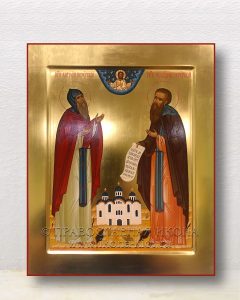 Икона «Антоний и Феодосий Печерские» Голицыно