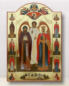 Икона «Даниил и Александра (с предстоящими)» Голицыно