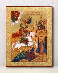 Икона «Георгий Победоносец (чудо о змие)» (образец №17) Голицыно