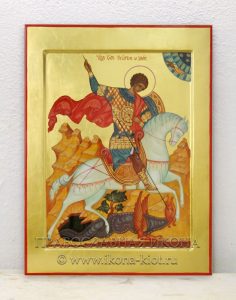 Икона «Георгий Победоносец (чудо о змие)» Голицыно