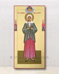 Мерная икона с предстоящими (с золочением нимба) Голицыно