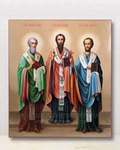 Икона «Василий Великий, Григорий Богослов и Иоанн Златоуст» Голицыно